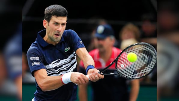 Paris Masters 2019: Novak Djokovic overcomes illness to beat Corentin Moutet; Rafael Nadal also through to third round