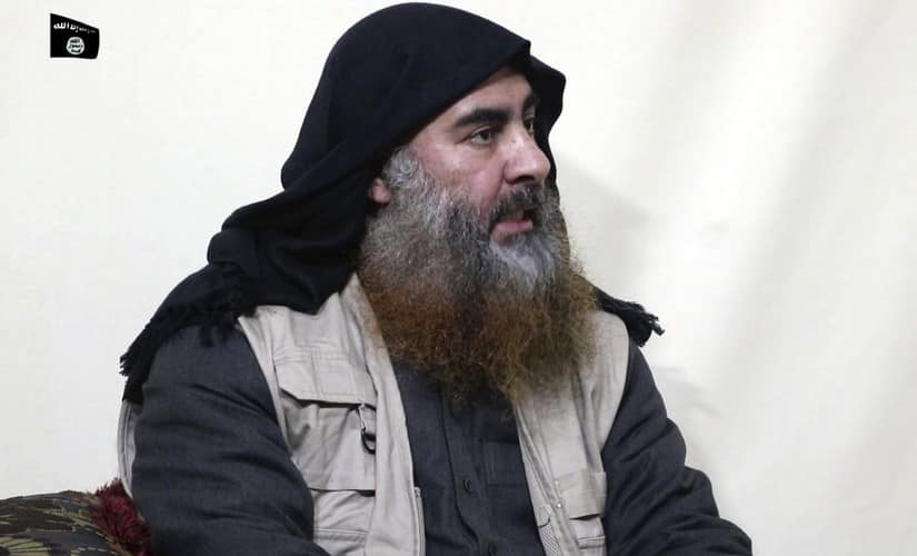 A a video grab of Islamic State’s leader Abu Bakr al-Baghdadi. AP