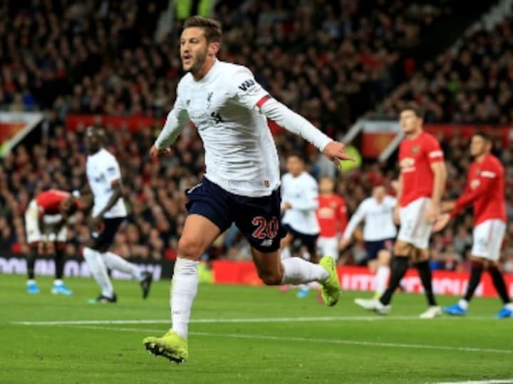 Premier League: Liverpool drop first points but Adam Lallana's late strike denies rivals Manchester United victory