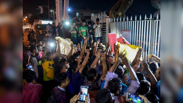 Bangladesh supporters show up in Shakib Al Hasan's hometown to protest against ICC decision to ban all-rounder