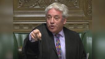 UK House Speaker John Bercow denies Boris Johnson second vote on Brexit deal, says it would be 'repetitive and disorderly'