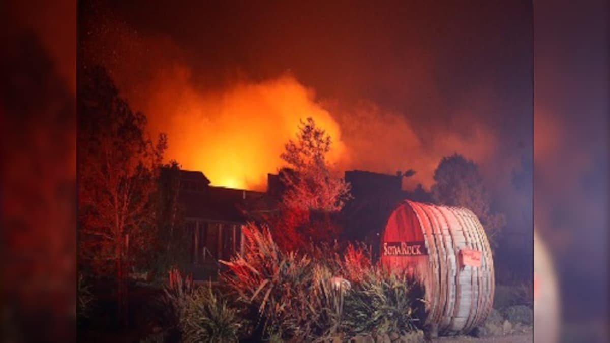 Firefighters struggle against Kinkade Fire in California as wind-driven wildfire drives 180,000 from homes, destroys 400 structures