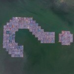 Street artist Daku's question mark-shaped installation channels concerns over plastic at Hyderabad Design Week