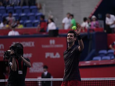 Japan Open: Novak Djokovic eases past Lucas Pouille in straight sets to seal semi-final spot Japan Open: Novak Djokovic eases past Lucas Pouille in straight sets to seal semi-final spot