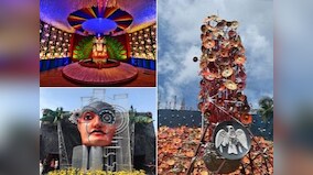 Durga Puja pandals become platform to highlight socio-political concerns, as Kolkata artists play with material and ideas