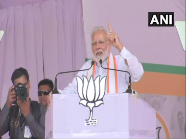 Narendra Modi kickstarts BJP campaign in Maharashtra's Jalgaon: PM dares Opposition to promise bringing back Article 370 in manifesto Narendra Modi kickstarts BJP campaign in Maharashtra's Jalgaon: PM dares Opposition to promise bringing back Article 370 in manifesto