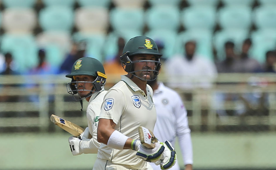 Dean Elgar, Quinton de Kock hit centuries to script impressive comeback for South Africa on Day three of first Test against India Dean Elgar, Quinton de Kock hit centuries to script impressive comeback for South Africa on Day three of first Test against India
