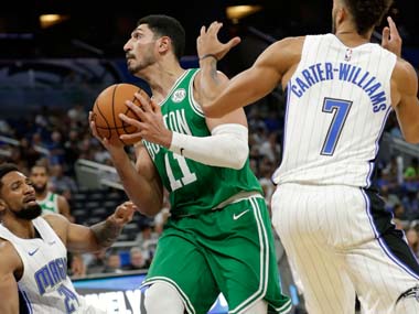 NBA 2019-20: Boston Celtics' Enes Kanter condemns Turkish president Recep Tayyip Erdogan over lack of 'respect for human rights' NBA 2019-20: Boston Celtics' Enes Kanter condemns Turkish president Recep Tayyip Erdogan over lack of 'respect for human rights'