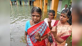 Bypolls to 51 Assembly seats, two Lok Sabha constituencies in 18 states record 57% turnout; heavy rains disrupt polling in Kerala