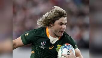 Rugby World Cup 2019: South Africa scrum-half Faf de Klerk expects 'massive battle in the air' against Wales in semi-final