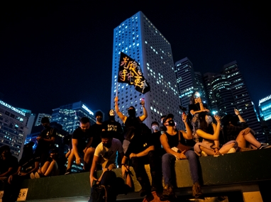 Hong Kong Police shoots teen in chest during protests on China's 70th anniversary; youth taken to hospital Hong Kong Police shoots teen in chest during protests on China's 70th anniversary; youth taken to hospital