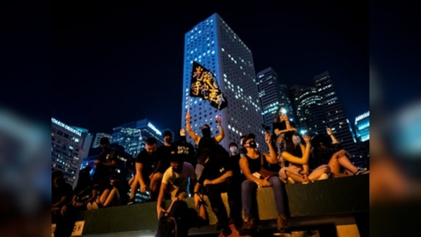 Hong Kong Police shoots teen in chest during protests on China's 70th anniversary; youth taken to hospital