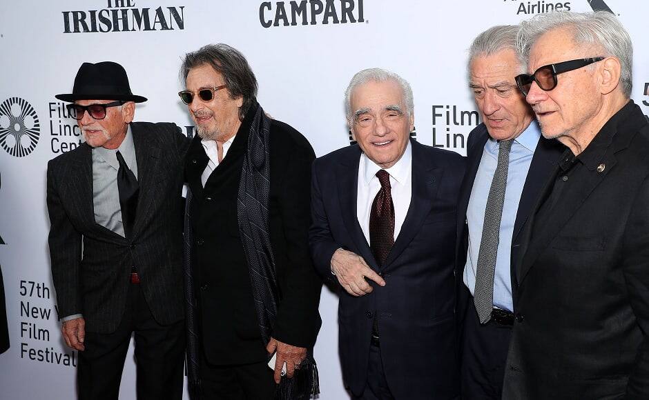 Al Pacino, Martin Scorsese, Robert De Niro, Joe Pesci attend The