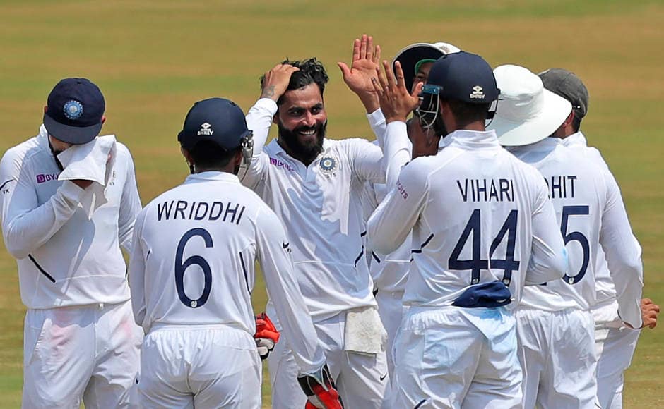 Ravindra Jadeja also impressed with figures of 4/87. 