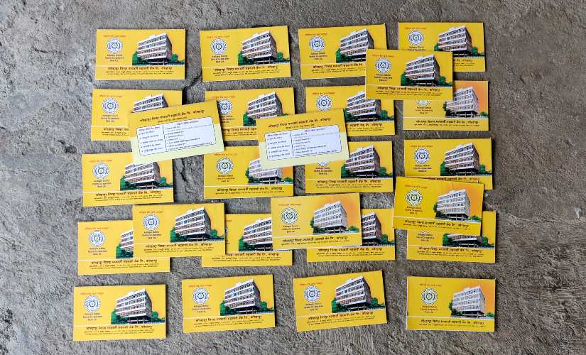 The passbooks of the beneficiaries of the Sanjay Gandhi Pension scheme, who were helped by Kalpana. They waited for years, and she was able to get their pensions cleared within three months