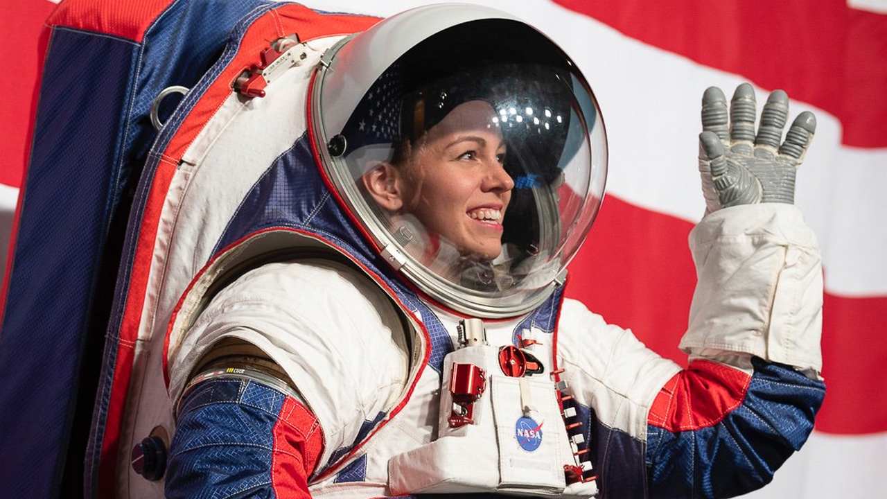 An astronaut wearing one of the spacesuits. image credit: Twitter/NASA