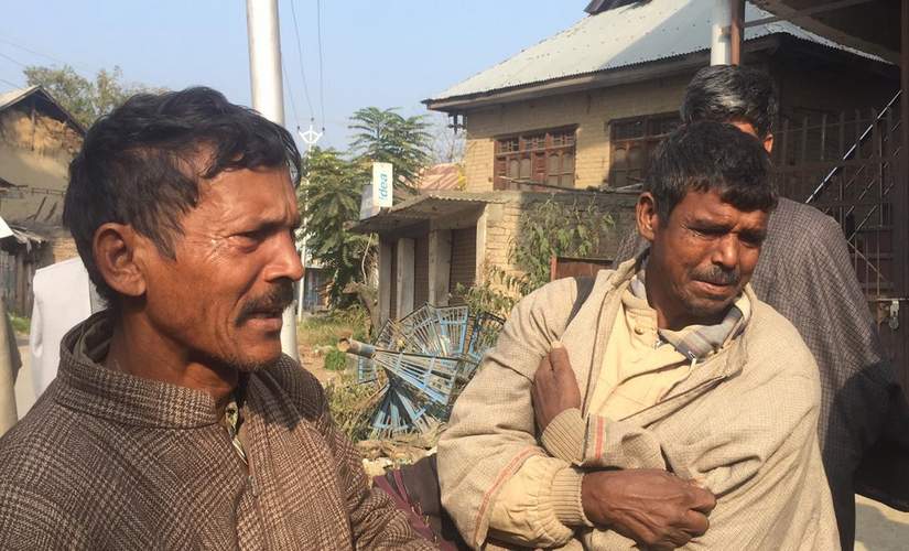 Abubakar Sheikh (left) and Sadar Sheikh (right), both non-locals were the colleagues of five West Bengal labourers shot dead on Tuesday. Image courtesy: Quratulain Rehbar