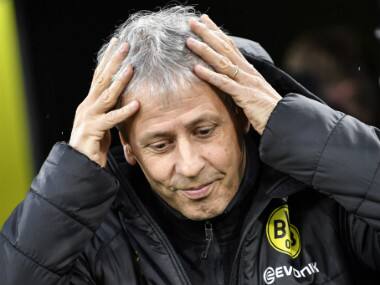 Bundesliga: Borussia Dortmund manager Lucien Favre faces more uncertainty in job after goalless draw in Ruhr Derby