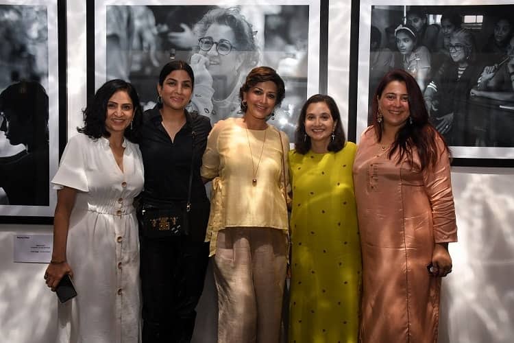 Monika Shergill, Sonali Bendre, Anupama Chopra and Srishti Arya | Press Release