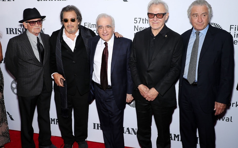 Joe Pesci Al Pacino Martin Scorsese Harvey Keitel Robert De Niro Attend The New York Film