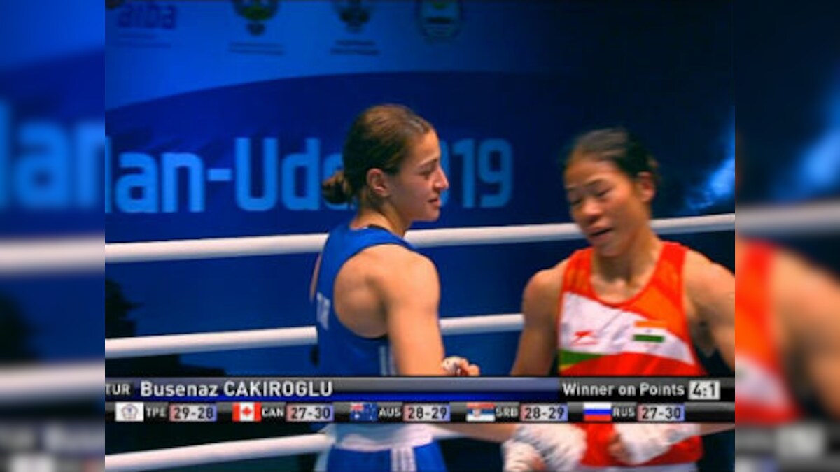 Women's World Boxing Championships 2019: Mary Kom goes down to Turkey's Busenaz Cakiroglu in semis, signs off with bronze medal