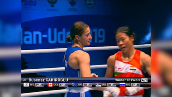 Women's World Boxing Championships 2019: Mary Kom goes down to Turkey's Busenaz Cakiroglu in semis, signs off with bronze medal