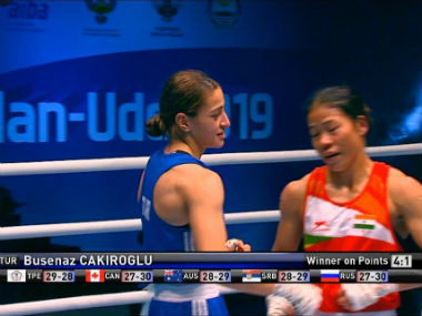Women's World Boxing Championships 2019: Mary Kom goes down to Turkey's Busenaz Cakiroglu in semis, signs off with bronze medal Women's World Boxing Championships 2019: Mary Kom goes down to Turkey's Busenaz Cakiroglu in semis, signs off with bronze medal