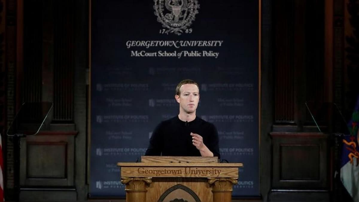 Facebook's Mark Zuckerberg takes a stand for the company's regulation of speech