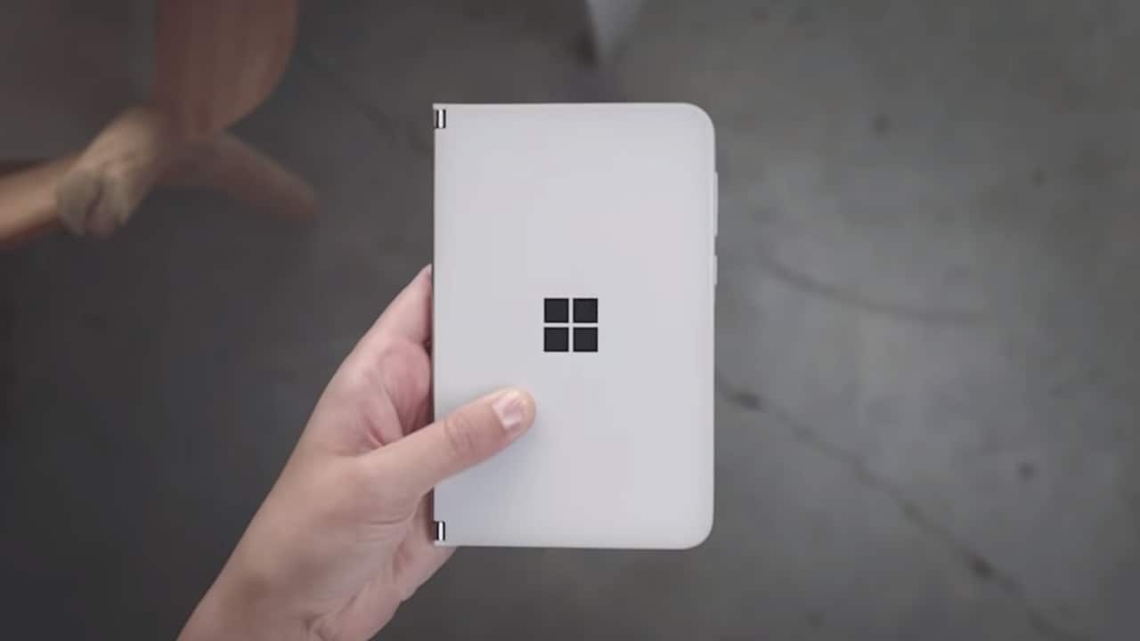 Microsoft's Surface Duo. Image: Microsoft