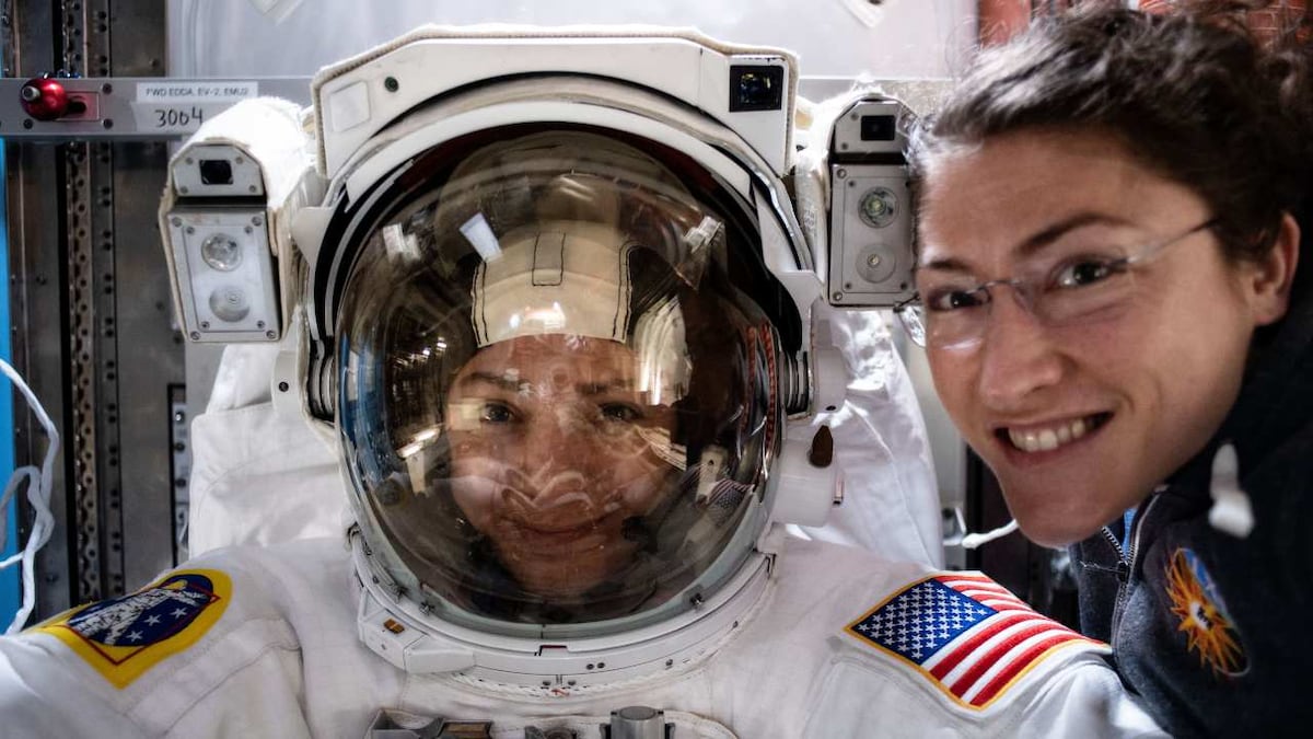 First women astronaut duo to conduct a spacewalk now aim on landing on the moon