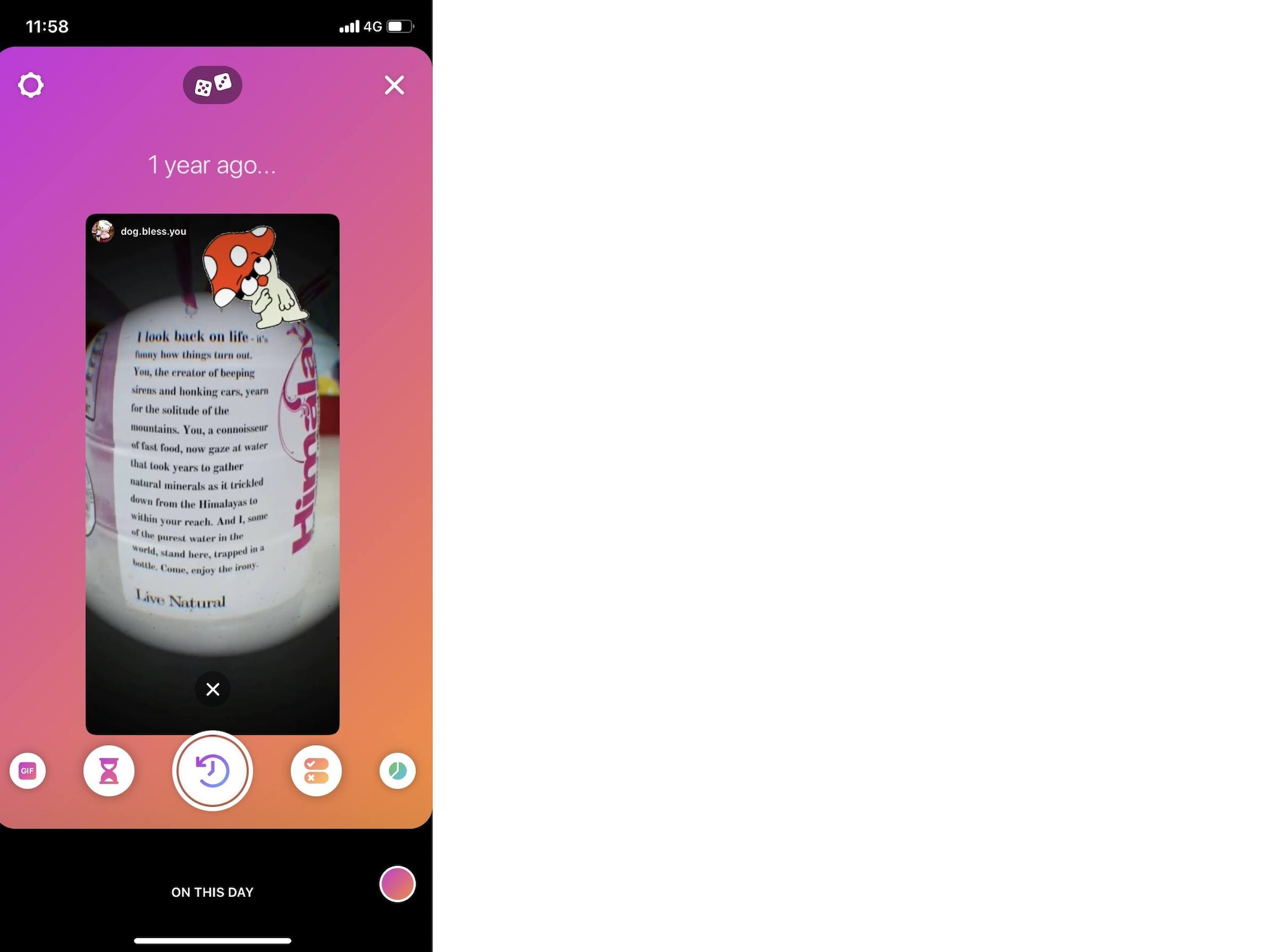 You can now share memories on Instagram.