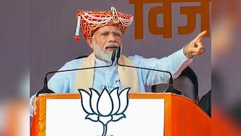 Narendra Modi, barnstorming across Maharashtra. says BJP dared to abrogate Article 370; slams NCP, Congress for maligning Savarkar