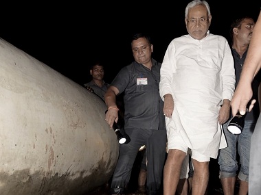 'What happened in America?': Nitish Kumar, facing questions on Bihar floods, loses cool with journalists 'What happened in America?': Nitish Kumar, facing questions on Bihar floods, loses cool with journalists