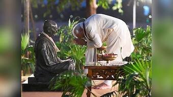 Mahatma Gandhi 150th birth anniversary: Narendra Modi declares India open defecation-free, visits Ahmedabad's Sabarmati Ashram