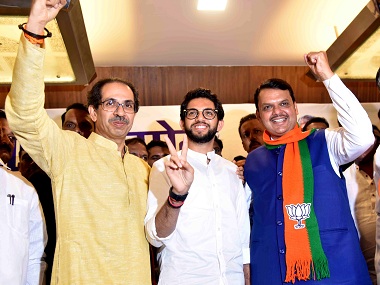 Maharashtra Assembly polls: Discord among BJP, Shiv Sena cadres may deprive 'natural allies' of large victory margins Maharashtra Assembly polls: Discord among BJP, Shiv Sena cadres may deprive 'natural allies' of large victory margins
