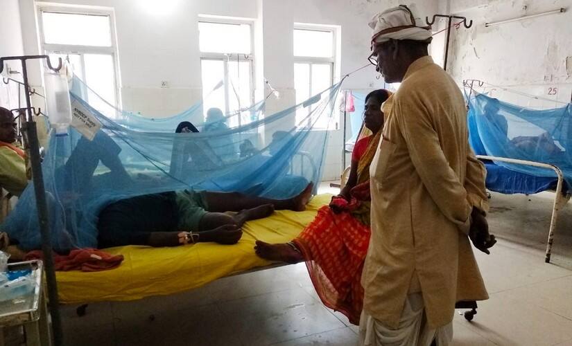 A dengue ward at the Patna Medical College and Hospital. Image courtesy: Saurav Kumar