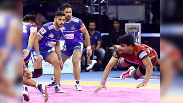 Pro Kabaddi 2019: Pawan Sehrawat scores record-breaking 39 points as Bengaluru Bulls seal playoff spot; U Mumba beat Patna Pirates