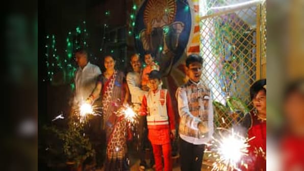 Delhi's air quality dips to 'very poor' on Diwali after revellers continue to defy SC-enforced two-hour limit for bursting crackers