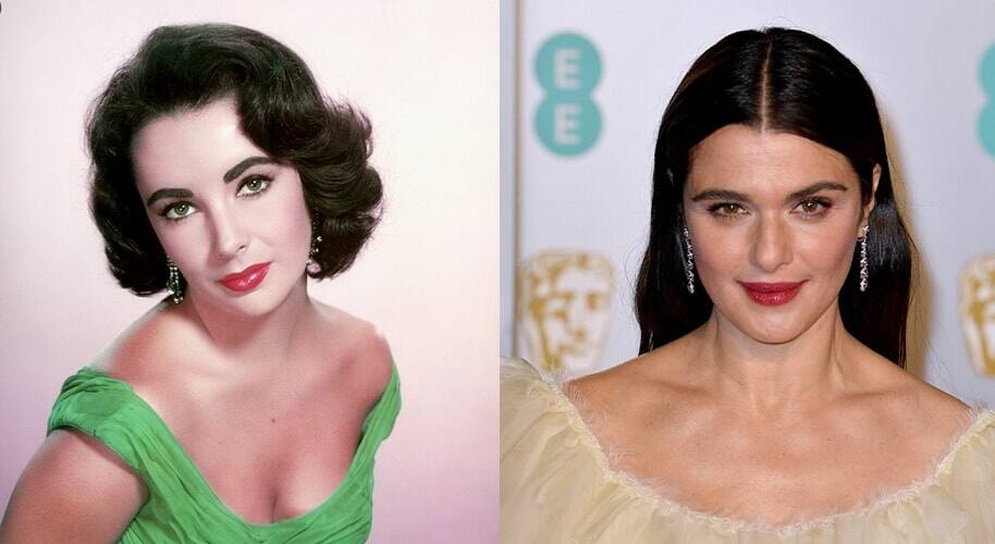 Elizabeth Taylor, Rachel Weisz | Twitter