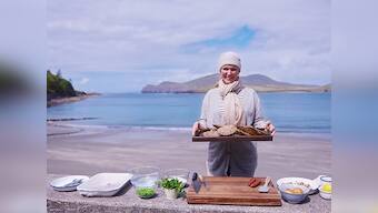 Irish chef Rachel Allen's show documents recipes from people’s homes, country kitchens along Ireland coastline