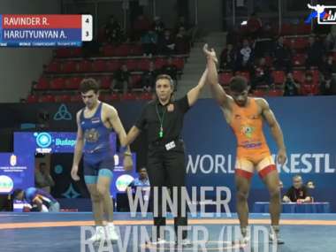 U23 World Wrestling Championship: Ravinder moves into the final, secures India's first medal U23 World Wrestling Championship: Ravinder moves into the final, secures India's first medal