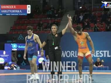 U23 World Wrestling Championship: Ravinder moves into the final, secures India's first medal