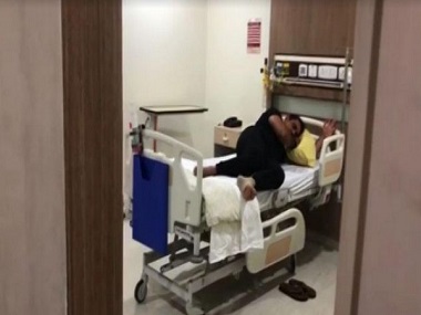 Robert Vadra admitted to Noida-based Metro hospital after complaining of back pain and then discharged on Tuesday Robert Vadra admitted to Noida-based Metro hospital after complaining of back pain and then discharged on Tuesday