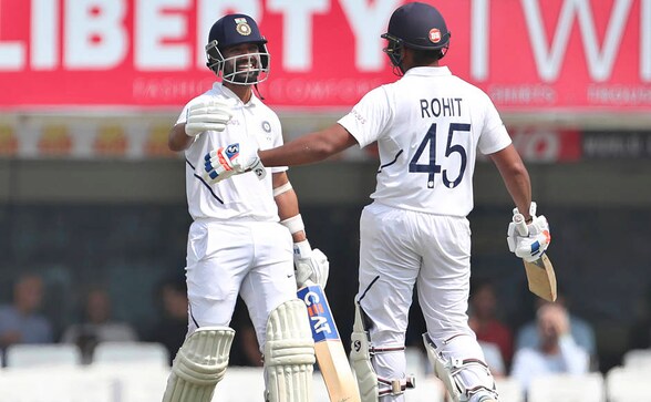Rohit Sharma's double century, Ajinkya Rahane's ton give India upper hand on Day 2 of third Test against South Africa Rohit Sharma's double century, Ajinkya Rahane's ton give India upper hand on Day 2 of third Test against South Africa
