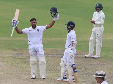 India vs South Africa: Rohit Sharma, Ajinkya Rahane restore hosts' grip after shaky start on opening day of third Test India vs South Africa: Rohit Sharma, Ajinkya Rahane restore hosts' grip after shaky start on opening day of third Test