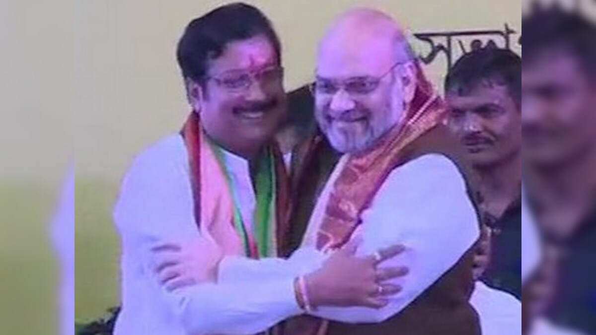 TMC MLA Sabyasachi Dutta joins BJP at Amit Shah's rally, urges BJP chief to cool down 'volatile' West Bengal