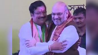 TMC MLA Sabyasachi Dutta joins BJP at Amit Shah's rally, urges BJP chief to cool down 'volatile' West Bengal
