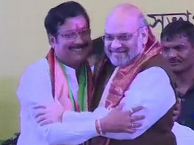 TMC MLA Sabyasachi Dutta joins BJP at Amit Shah's rally, urges BJP chief to cool down 'volatile' West Bengal TMC MLA Sabyasachi Dutta joins BJP at Amit Shah's rally, urges BJP chief to cool down 'volatile' West Bengal