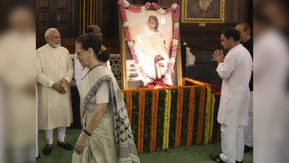 Congress proclaims to be sole inheritor of Mahatma Gandhi's legacy, but day's events expose cracks in organisation, vacuum in top leadership