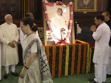 Congress proclaims to be sole inheritor of Mahatma Gandhi's legacy, but day's events expose cracks in organisation, vacuum in top leadership